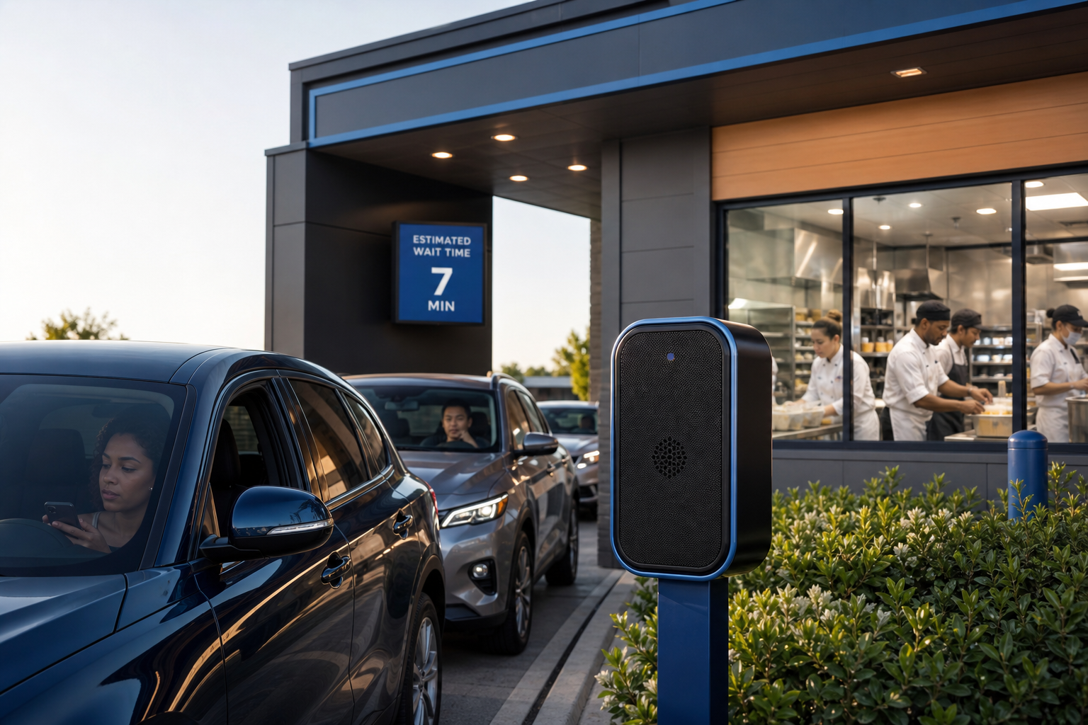 hi tech voice ai at drive thru